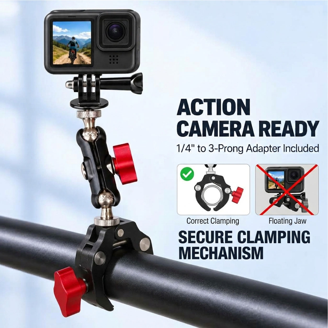 SOARSHOT Camera Crab Clamp Mag - Photography Lighting Description ulasan dan harga