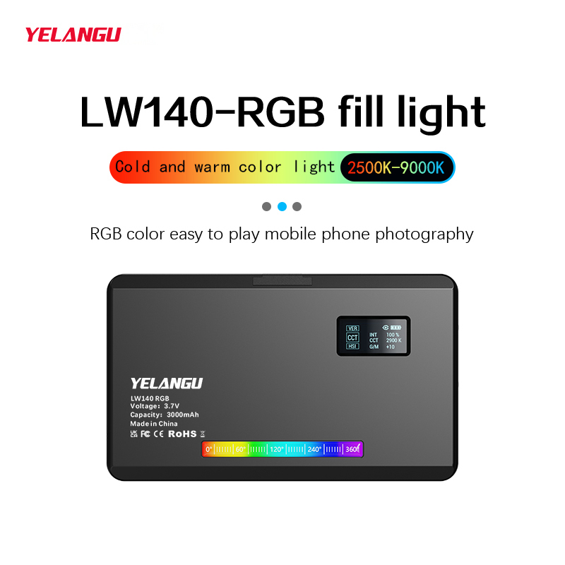 YELANGU RGB LED Video Light W1 - Photography Lighting Description ulasan dan harga