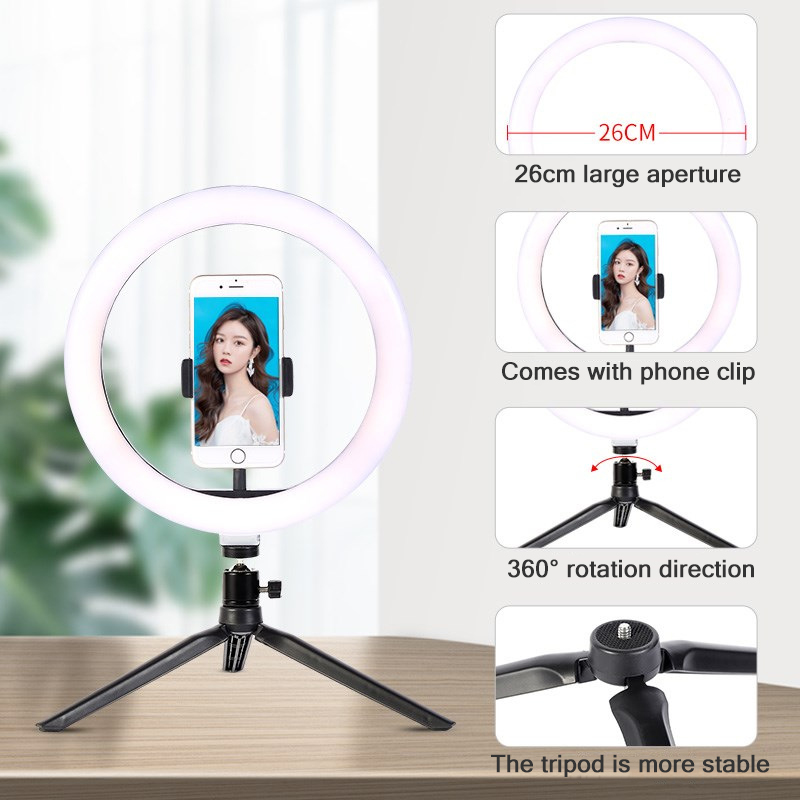 26cm 10 inch Led Ring Selfie L - Photography Lighting Game ulasan dan harga