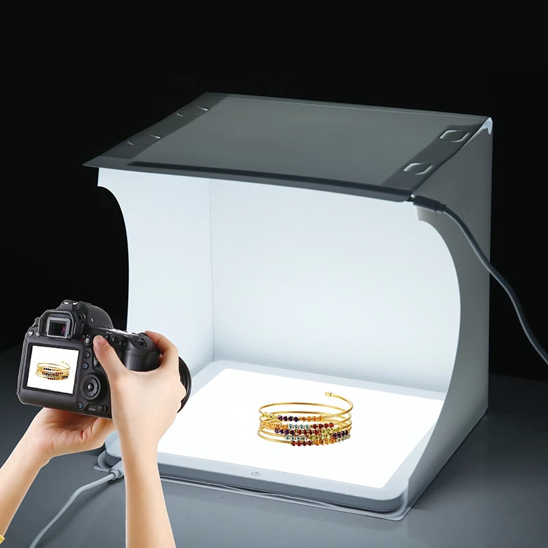 20cm Portable Photobox Photogr - Photography Lighting Handheld ulasan dan harga